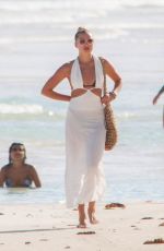 RACHEL HILBERT in Bikini at a Beach in Tulum 11/30/2020