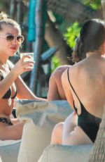 RACHEL HILBERT in Bikini at a Beach in Tulum 11/30/2020