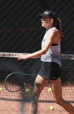 REBECCA JUDD Playing Tennis in Melbourne 12/14/2020