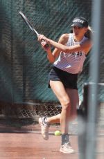 REBECCA JUDD Playing Tennis in Melbourne 12/14/2020