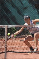 REBECCA JUDD Playing Tennis in Melbourne 12/14/2020