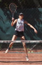 REBECCA JUDD Playing Tennis in Melbourne 12/14/2020