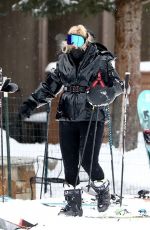 REBEL WILSON Out Skiing in Aspen 12/18/2020