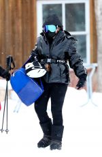 REBEL WILSON Out Skiing in Aspen 12/18/2020