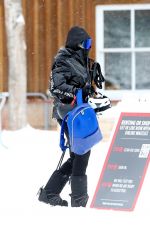 REBEL WILSON Out Skiing in Aspen 12/18/2020
