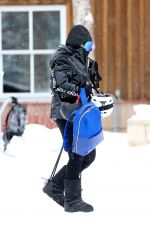 REBEL WILSON Out Skiing in Aspen 12/18/2020