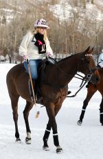 REBEL WILSON Playing Polo on Vacation in Aspen 12/19/2020