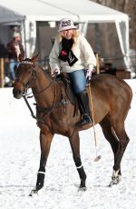 REBEL WILSON Playing Polo on Vacation in Aspen 12/19/2020