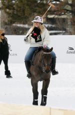 REBEL WILSON Playing Polo on Vacation in Aspen 12/19/2020