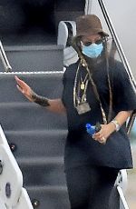 RIHANNA Arrives in Barbados 12/16/2020