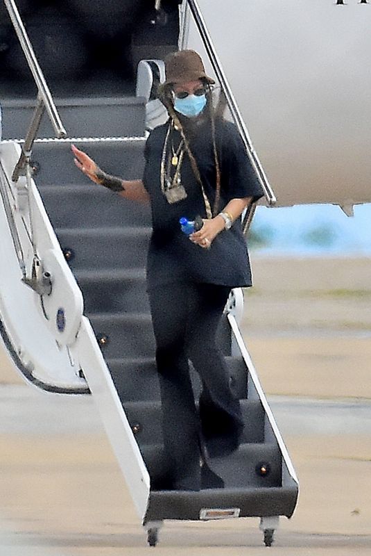 RIHANNA Arrives in Barbados 12/16/2020