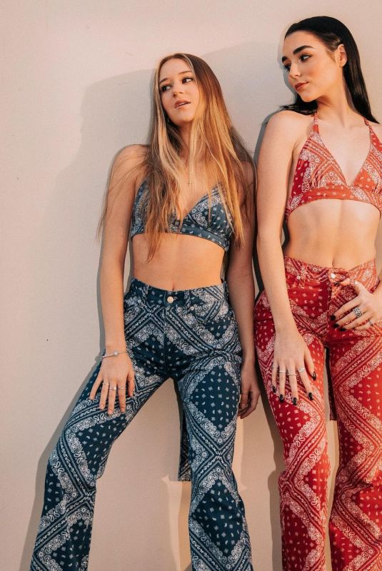 RILEY LEWIS and INDIANA MASSARA at a Photoshoot, December 2020