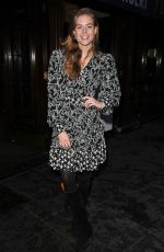 ROSIE TAPNER at A Christmas Carol Opening Night at Dominion Theatre in London 12/14/2020