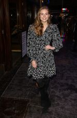 ROSIE TAPNER at A Christmas Carol Opening Night at Dominion Theatre in London 12/14/2020
