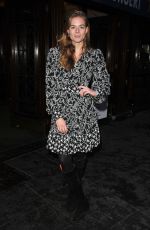 ROSIE TAPNER at A Christmas Carol Opening Night at Dominion Theatre in London 12/14/2020