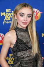 SABRINA CARPENTER at 2020 MTV Movie & TV Awards in Los Angeles 12/06/2020