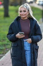 SAFFRON BARNEK Out and About in London 12/03/2020