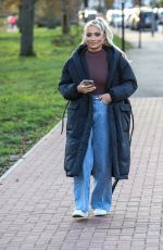 SAFFRON BARNEK Out and About in London 12/03/2020