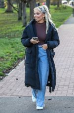 SAFFRON BARNEK Out and About in London 12/03/2020