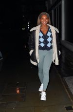 SAMIRA MIGHTY Arrives at Young LDN 12/19/2020