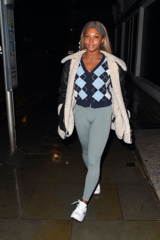 SAMIRA MIGHTY Arrives at Young LDN 12/19/2020