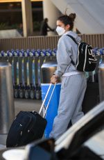 SARA SAMPAIO Arrives at LAX Airport in Los Angeles 12/11/2020