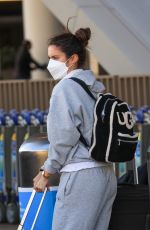 SARA SAMPAIO Arrives at LAX Airport in Los Angeles 12/11/2020