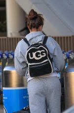 SARA SAMPAIO Arrives at LAX Airport in Los Angeles 12/11/2020