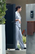 SARA SAMPAIO Out in Pajamas Outside Her Home in Los Angeles 12/07/2020