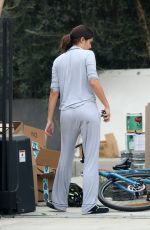 SARA SAMPAIO Out in Pajamas Outside Her Home in Los Angeles 12/07/2020