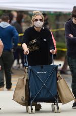 SARAH MICHELLE GELLAR Shopping at Farmers Market in Los Angeles 12/27/2020