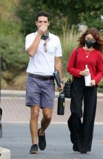 SARAHN HYLAND Checking Out Wedding Venues in Los Angeles 12/13/2020