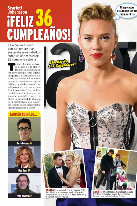 SCARLETT JOHANSSON in Qmd! Magazine, Spain November 2020
