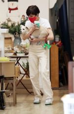 SELMA BLAIR and David Lyons Out Shopping in Los Angeles 12/20/2020