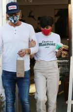 SELMA BLAIR and David Lyons Out Shopping in Los Angeles 12/20/2020