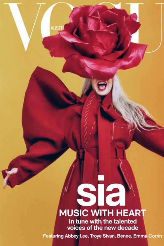 SIA in Vogue Magazine, Australia October 2020