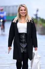 SIAN WELBY Arrives at Global Offices in London 12/01/2020