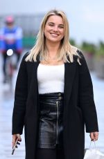 SIAN WELBY Arrives at Global Offices in London 12/01/2020