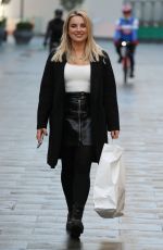 SIAN WELBY Arrives at Global Offices in London 12/01/2020