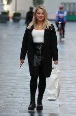 SIAN WELBY Arrives at Global Offices in London 12/01/2020