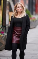 SIAN WELBY Leaves Global Radio Studios in London 12/02/2020
