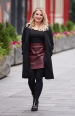 SIAN WELBY Leaves Global Radio Studios in London 12/02/2020