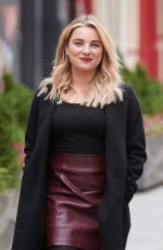 SIAN WELBY Leaves Global Radio Studios in London 12/02/2020