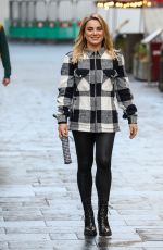 SIAN WELBY Leaves Global Radio Studios in London 12/14/2020