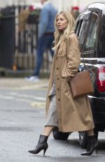 SIENNA MILLER on the Set of Anatomy of a Scandal in London 12/06/2020