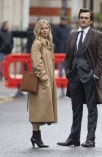 SIENNA MILLER on the Set of Anatomy of a Scandal in London 12/06/2020