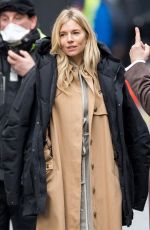 SIENNA MILLER on the Set of Anatomy of a Scandal in London 12/06/2020