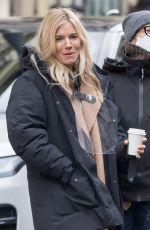 SIENNA MILLER on the Set of Anatomy of a Scandal in London 12/06/2020