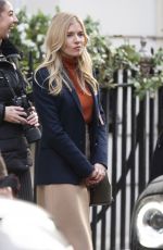 SIENNA MILLER on the Set of Anatomy of a Scandal in London 12/06/2020