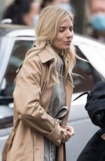 SIENNA MILLER on the Set of Anatomy of a Scandal in London 12/06/2020